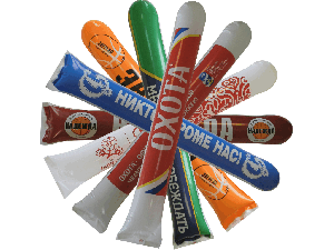 Спортивные атрибуты - палки стучалки с логотипом